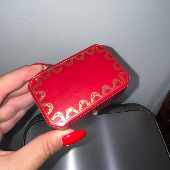 Auth Vintage Cartier 18k SS onyx cuff links - Picture 5 of 7